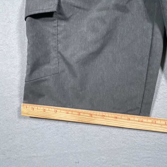 BKE Buckle Cargo Hybrid Shorts Mens 30 Grey Athletic Fit Flat Front‎ Pockets 10" - Picture 5 of 11